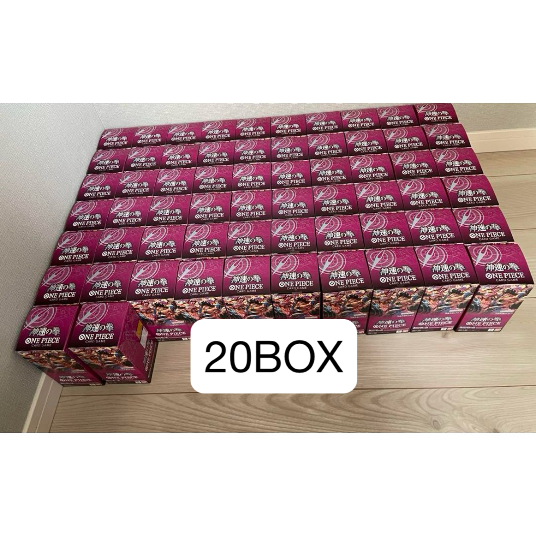 ONE PIECE - 神速の拳 20BOX 新品未開封の通販 by AR.SAR ONE PIECE - 神速の拳 20BOX 新品未開封の通販 by AR.SAR