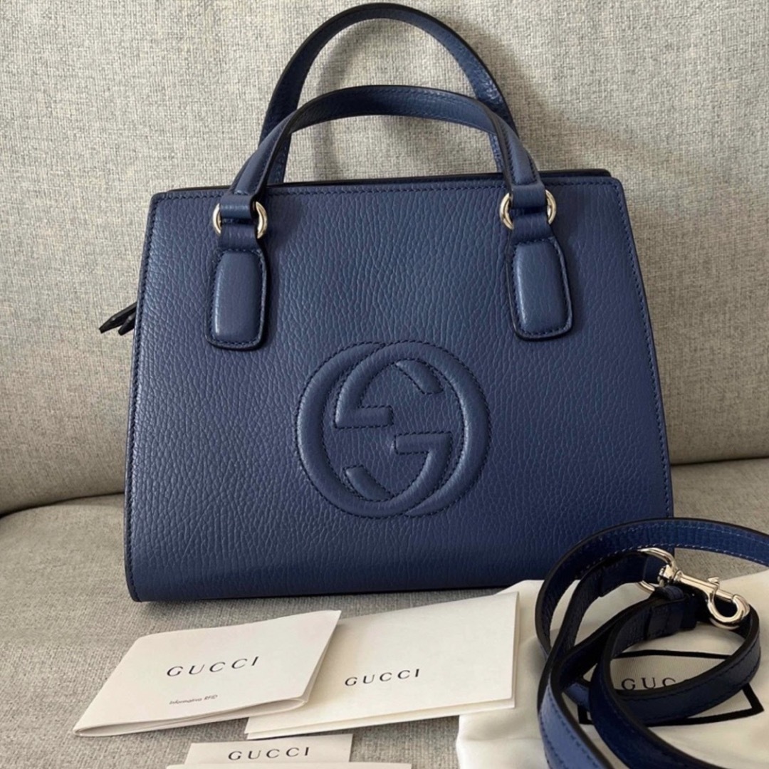 GUCCI - GUCCI SOHO ショルダーバッグ 2way の通販 by maria GUCCI - GUCCI SOHO ショルダーバッグ 2way の通販 by maria