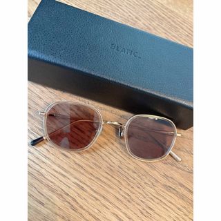 BLANC - 【美品】 BLANC.B0016 SIL. クリア 度無し ケース付きの BLANC - 【美品】 BLANC.B0016 SIL. クリア 度無し ケース付きの