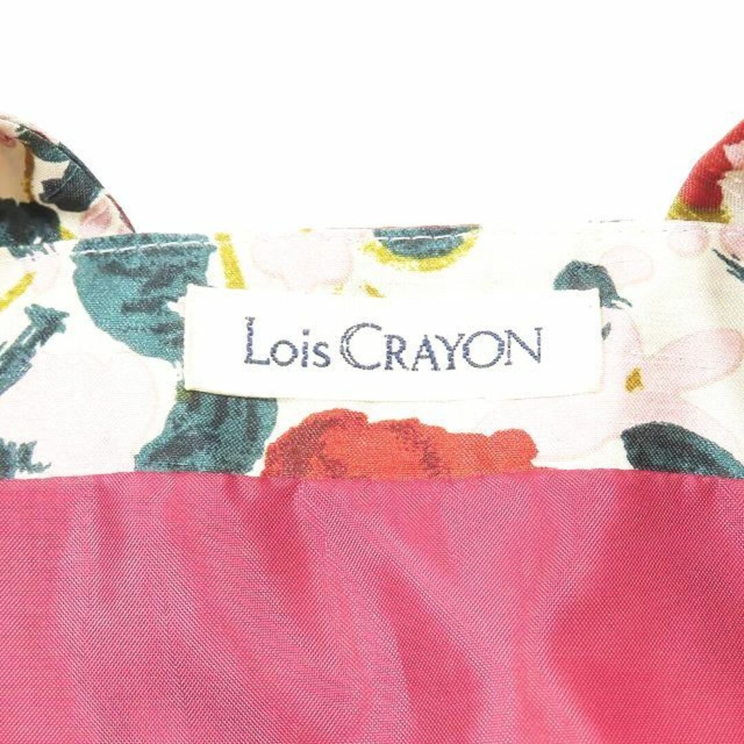 Lois CRAYON - ロイスクレヨン Lois CRAYON 花柄 サテン Lois CRAYON - ロイスクレヨン Lois CRAYON 花柄 サテン