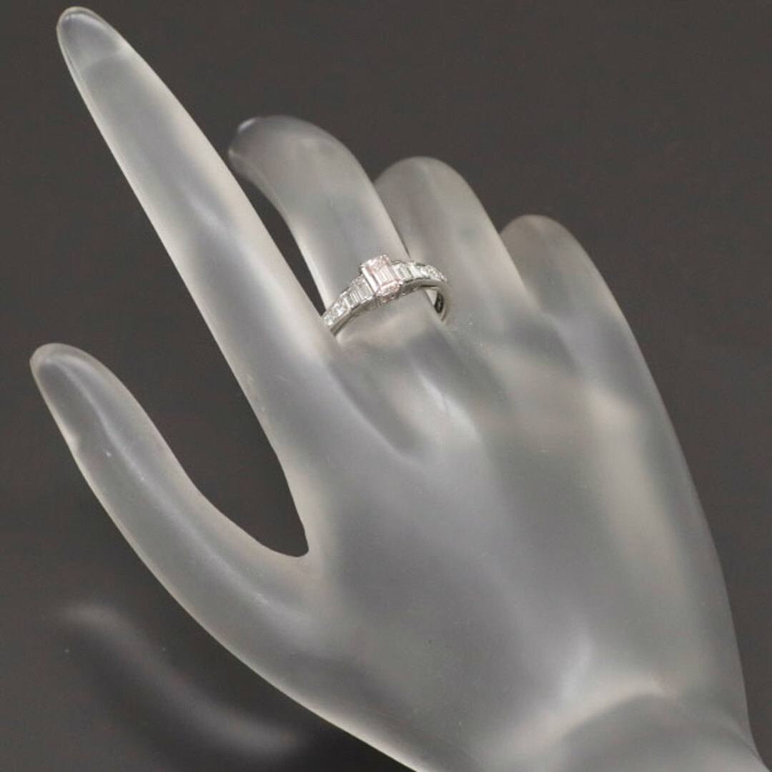 MIKIMOTO - ミキモト 希少 Pt950 エメラルドカット 天然ピンク MIKIMOTO - ミキモト 希少 Pt950 エメラルドカット 天然ピンク