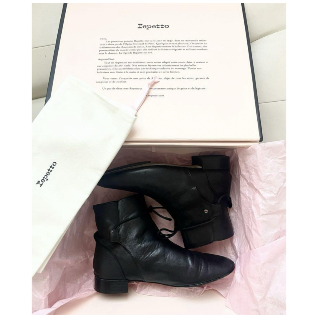 repetto - REPETTO レペット ショート ブーツ 38 23.5cm repetto - REPETTO レペット ショート ブーツ 38 23.5cm