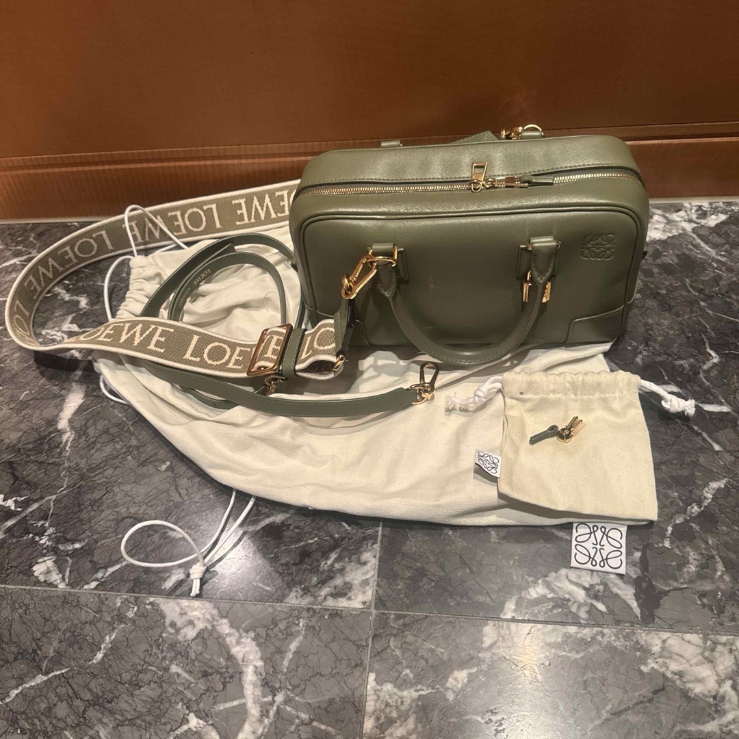 LOEWE - ロエベ アマソナ23 アボカドグリーン 別売りストラップ LOEWE - ロエベ アマソナ23 アボカドグリーン 別売りストラップ