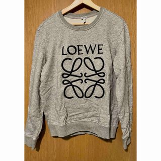 LOEWE - LOEWEロエベロゴ刺繍クルーネックスウェットシャツ LOEWE - LOEWEロエベロゴ刺繍クルーネックスウェットシャツ