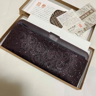 印傳屋 - 【保管未使用】【印傳屋 / INDEN-YA】 鹿革 長財布 印傳屋 - 【保管未使用】【印傳屋 / INDEN-YA】 鹿革 長財布