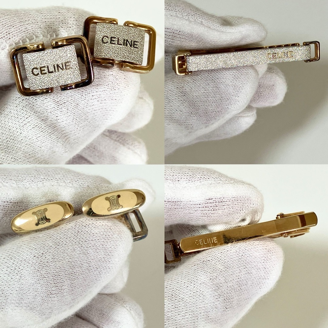 CELINE - セリーヌ カフス ネクタイピン セットの通販 by まさ's CELINE - セリーヌ カフス ネクタイピン セットの通販 by まさ's
