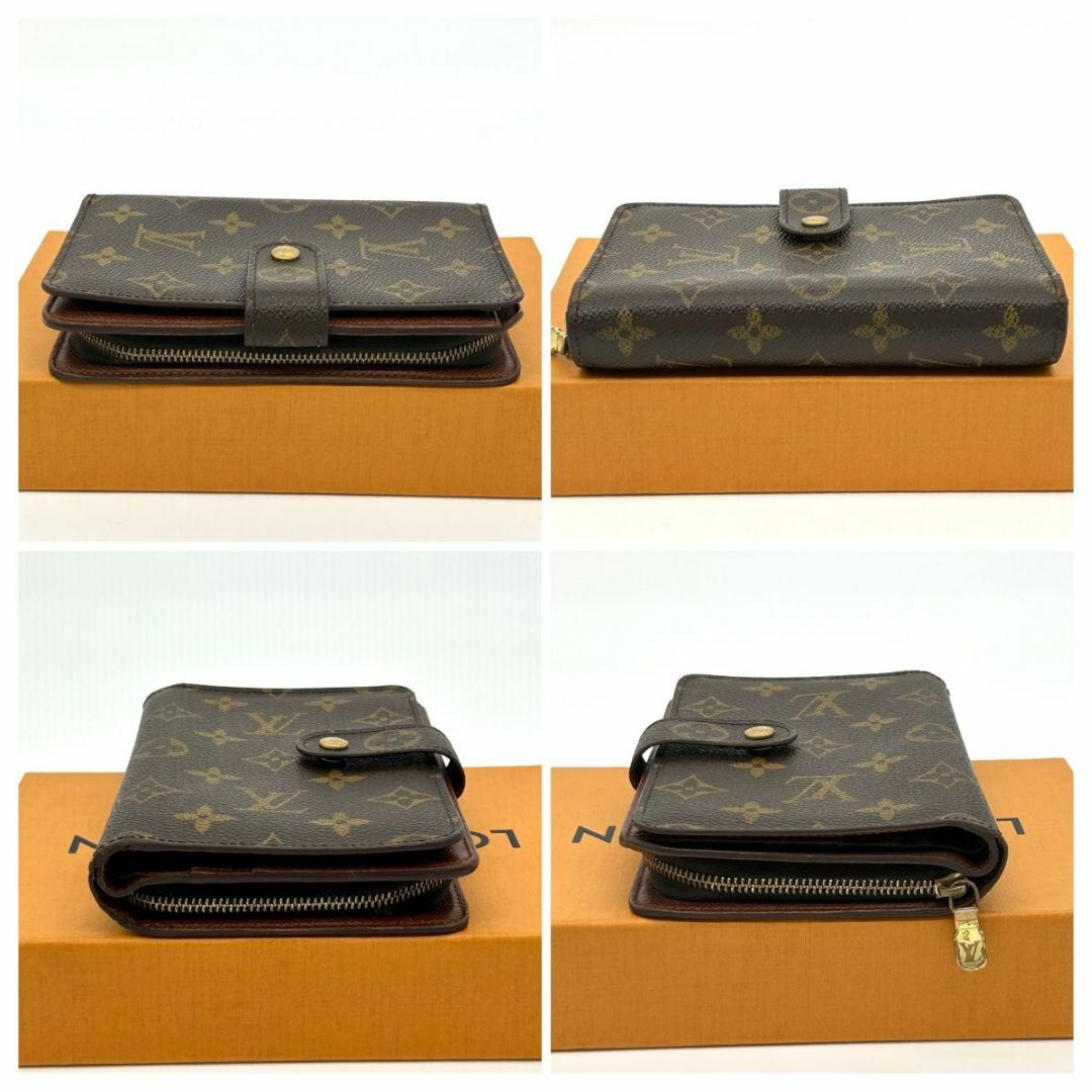 LOUIS VUITTON - ルイヴィトン ポルトパピエジップ 二つ折り財布