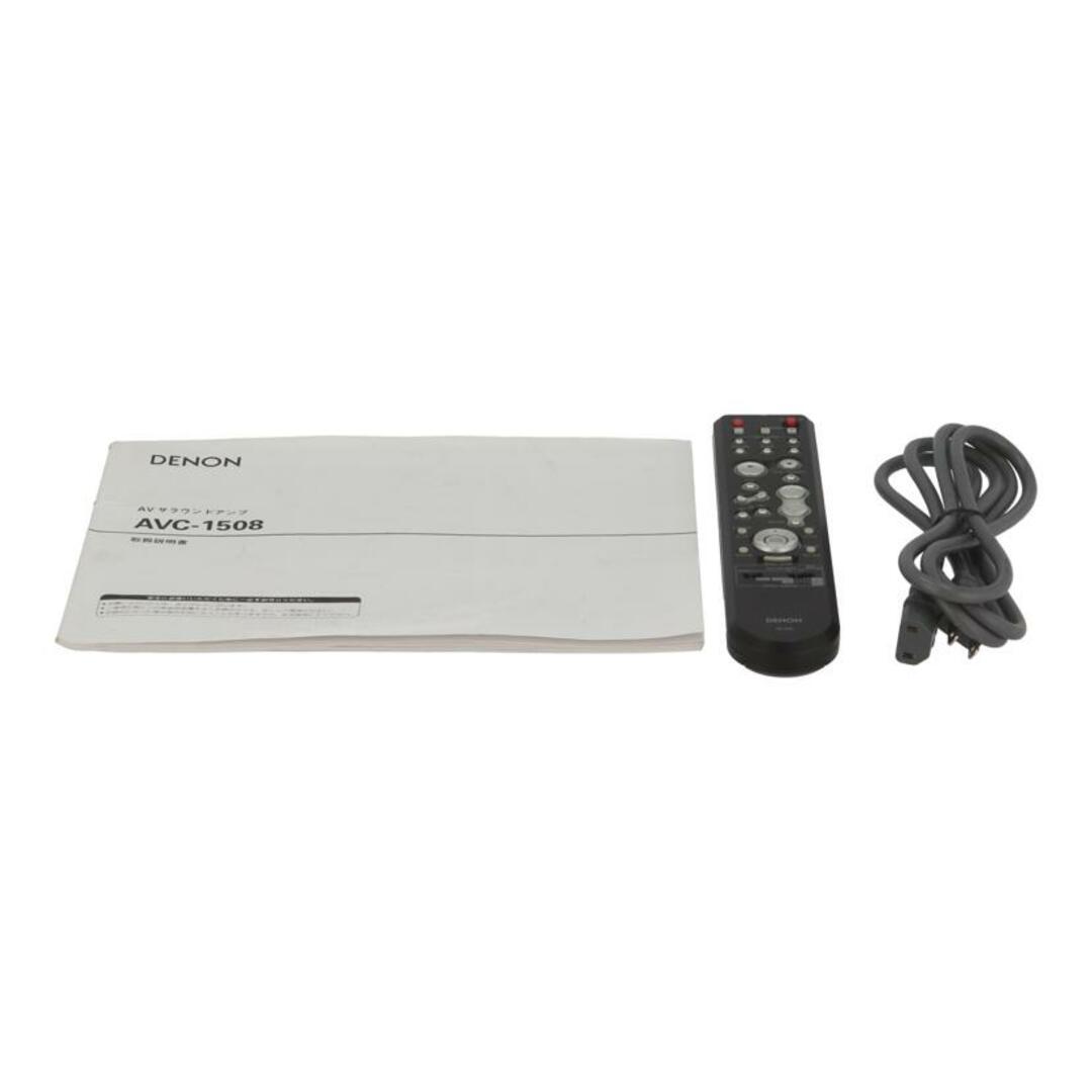 DENON デノン/AVアンプ/AVC-1508/7113302689/Bランク/05【中古 DENON デノン/AVアンプ/AVC-1508/7113302689/Bランク/05【中古