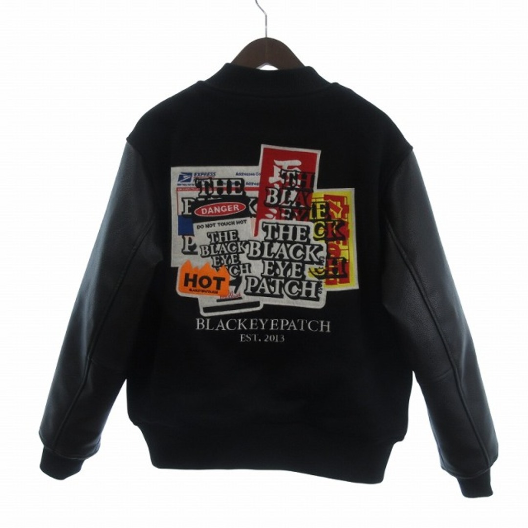 ブラックアイパッチ LABEL PACK PATCHED スタジャン 黒 Mの通販 ブラックアイパッチ LABEL PACK PATCHED スタジャン 黒 Mの通販
