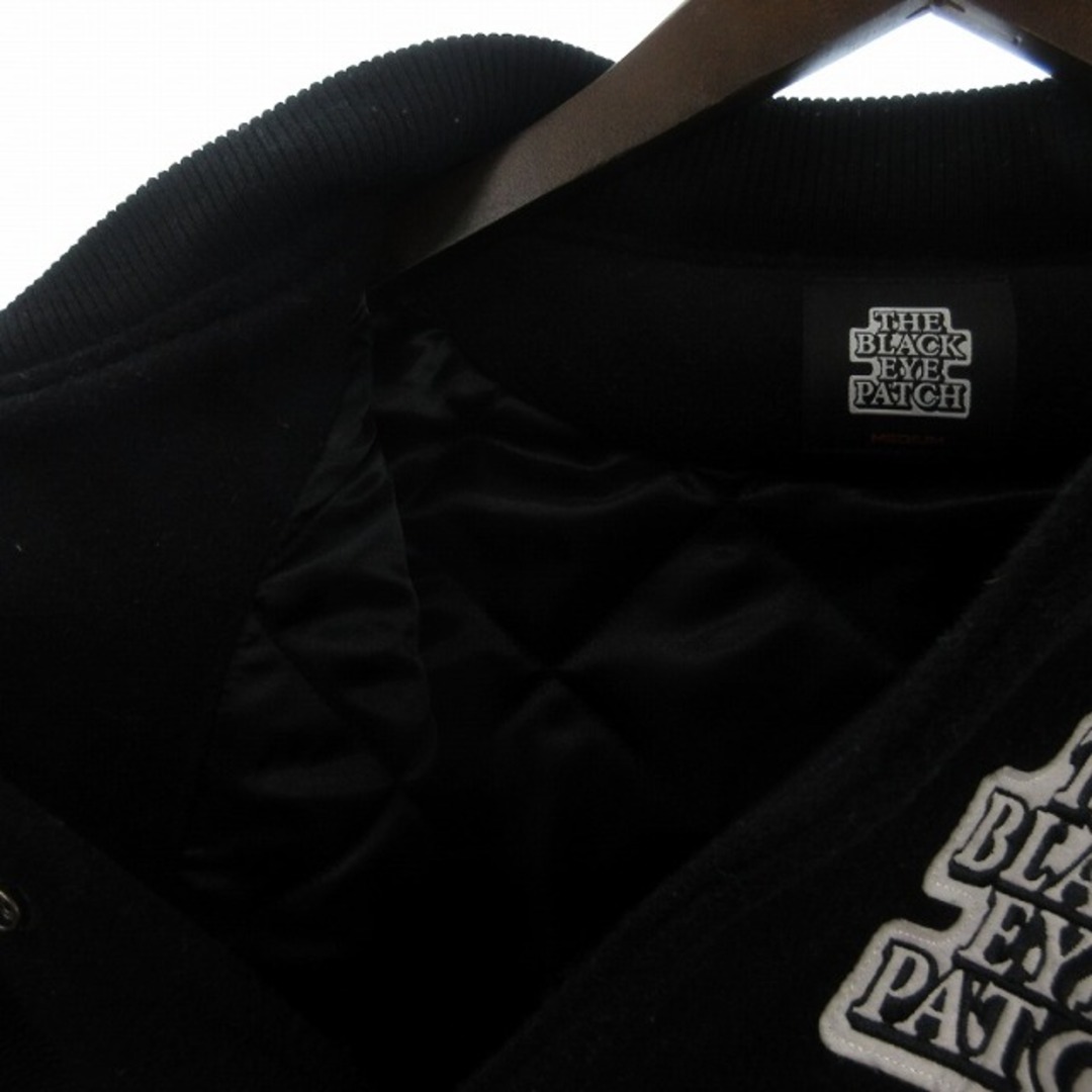 ブラックアイパッチ LABEL PACK PATCHED スタジャン 黒 Mの通販 ブラックアイパッチ LABEL PACK PATCHED スタジャン 黒 Mの通販
