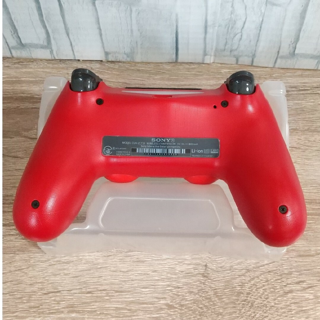 PlayStation4 - PS4 コントローラー 赤 DUALSHOCK SONY純正 CUH PlayStation4 - PS4 コントローラー 赤 DUALSHOCK SONY純正 CUH