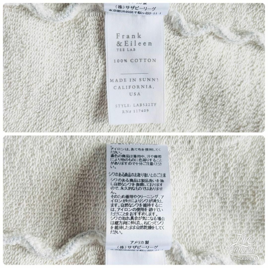 Frank&Eileen - 美品 フランクアンドアイリーン スウェット Frank&Eileen - 美品 フランクアンドアイリーン スウェット