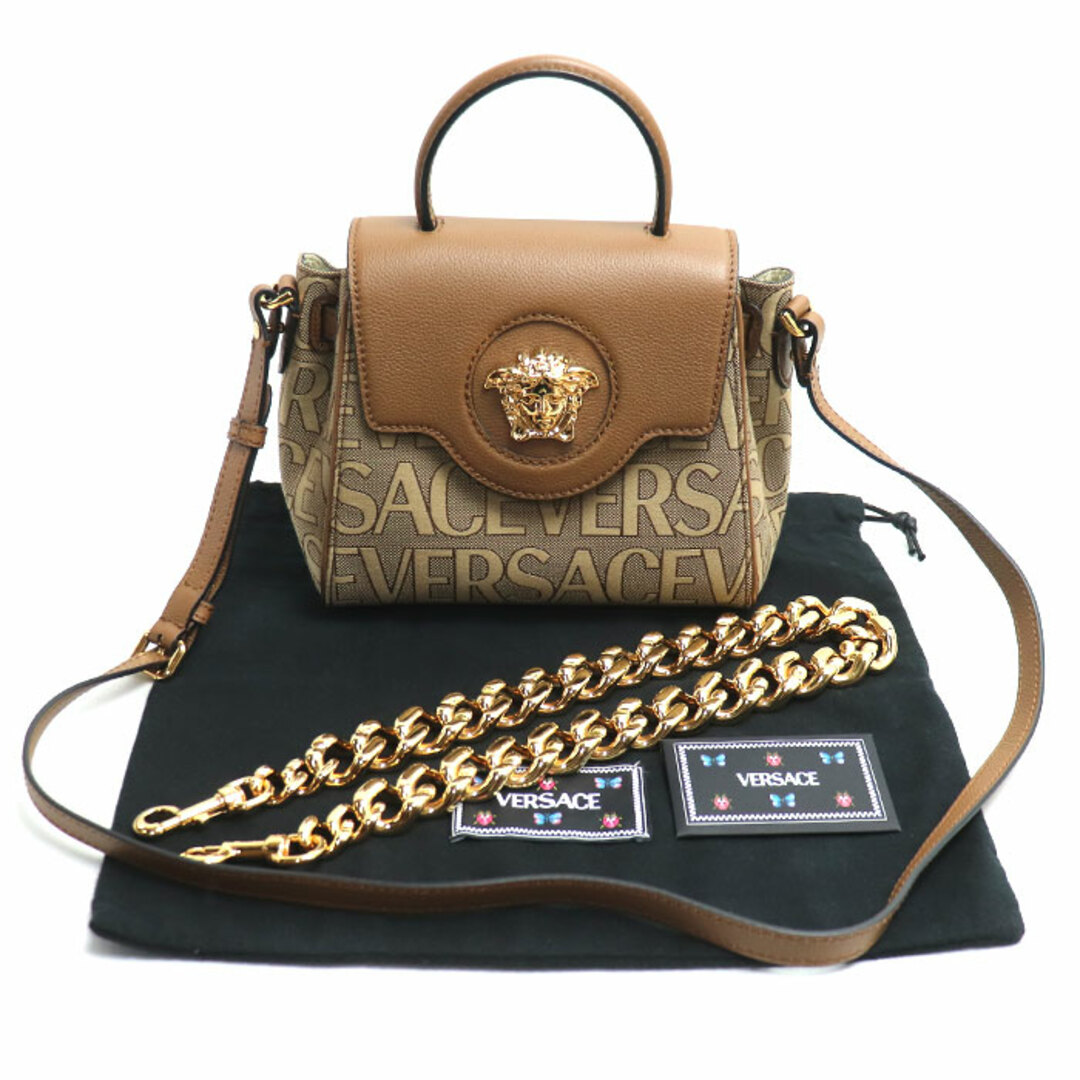 VERSACE - VERSACE ヴェルサーチ ラ メドゥーサ 2Wayショルダー VERSACE - VERSACE ヴェルサーチ ラ メドゥーサ 2Wayショルダー