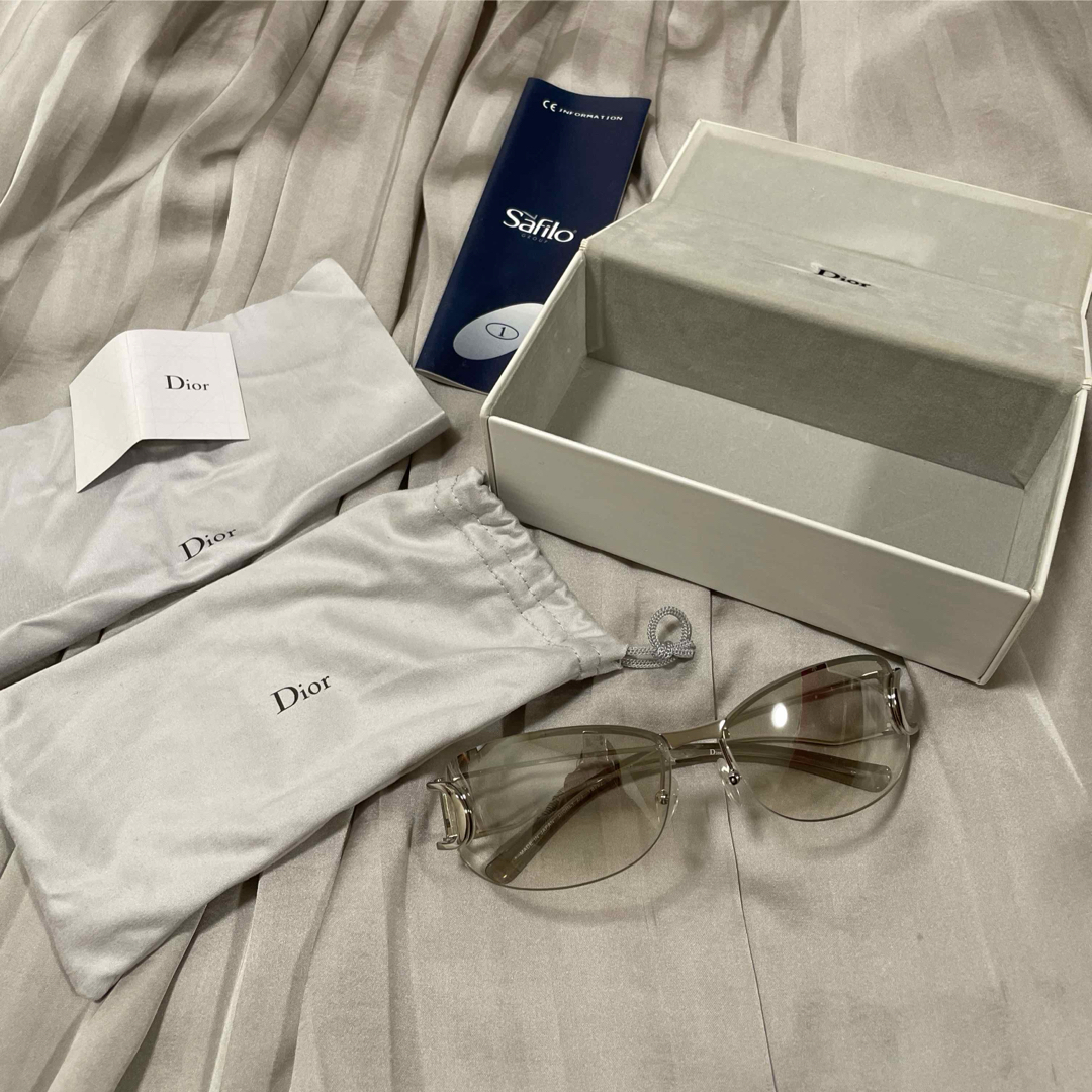 Dior - Christian Dior サングラス silverフレーム 小物 Dior - Christian Dior サングラス silverフレーム 小物