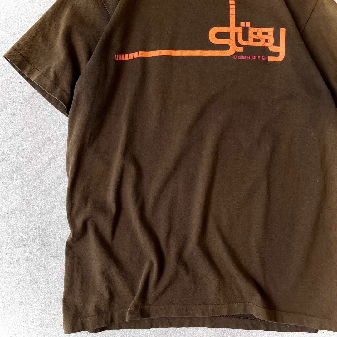 STUSSY - オールド ステューシー 00s USA製 銀タグ L Tシャツ STUSSY - オールド ステューシー 00s USA製 銀タグ L Tシャツ