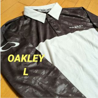 Oakley - 美品 OAKLEY オークリー長袖ポロシャツ Lの通販 by Oakley - 美品 OAKLEY オークリー長袖ポロシャツ Lの通販 by