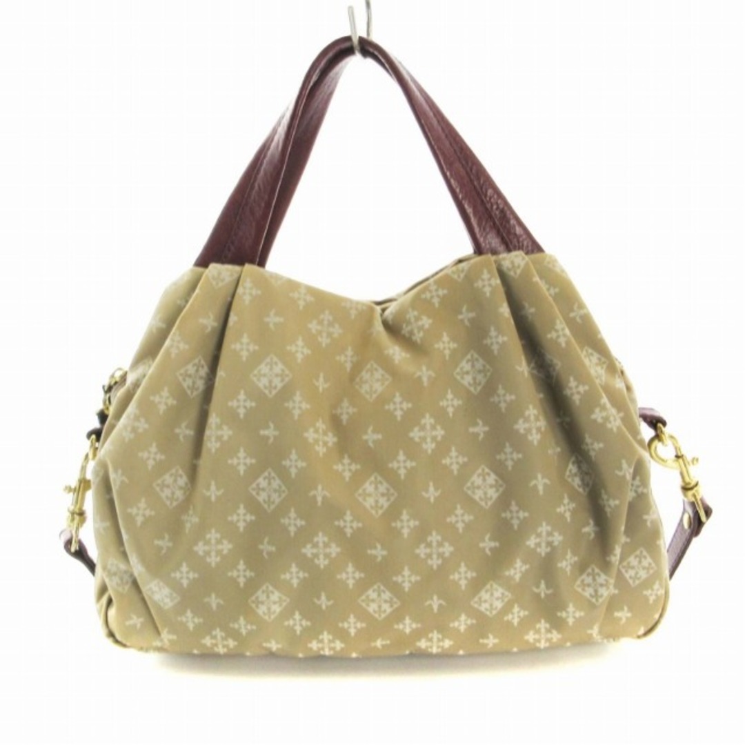 Russet - ラシット ショルダーバッグ ハンドバッグ 総柄 2WAY Russet - ラシット ショルダーバッグ ハンドバッグ 総柄 2WAY
