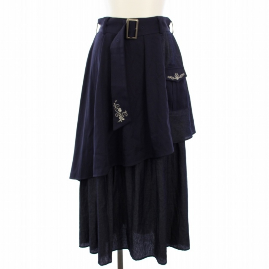 axes femme - アクシーズファム アシメティアードロングスカート axes femme - アクシーズファム アシメティアードロングスカート