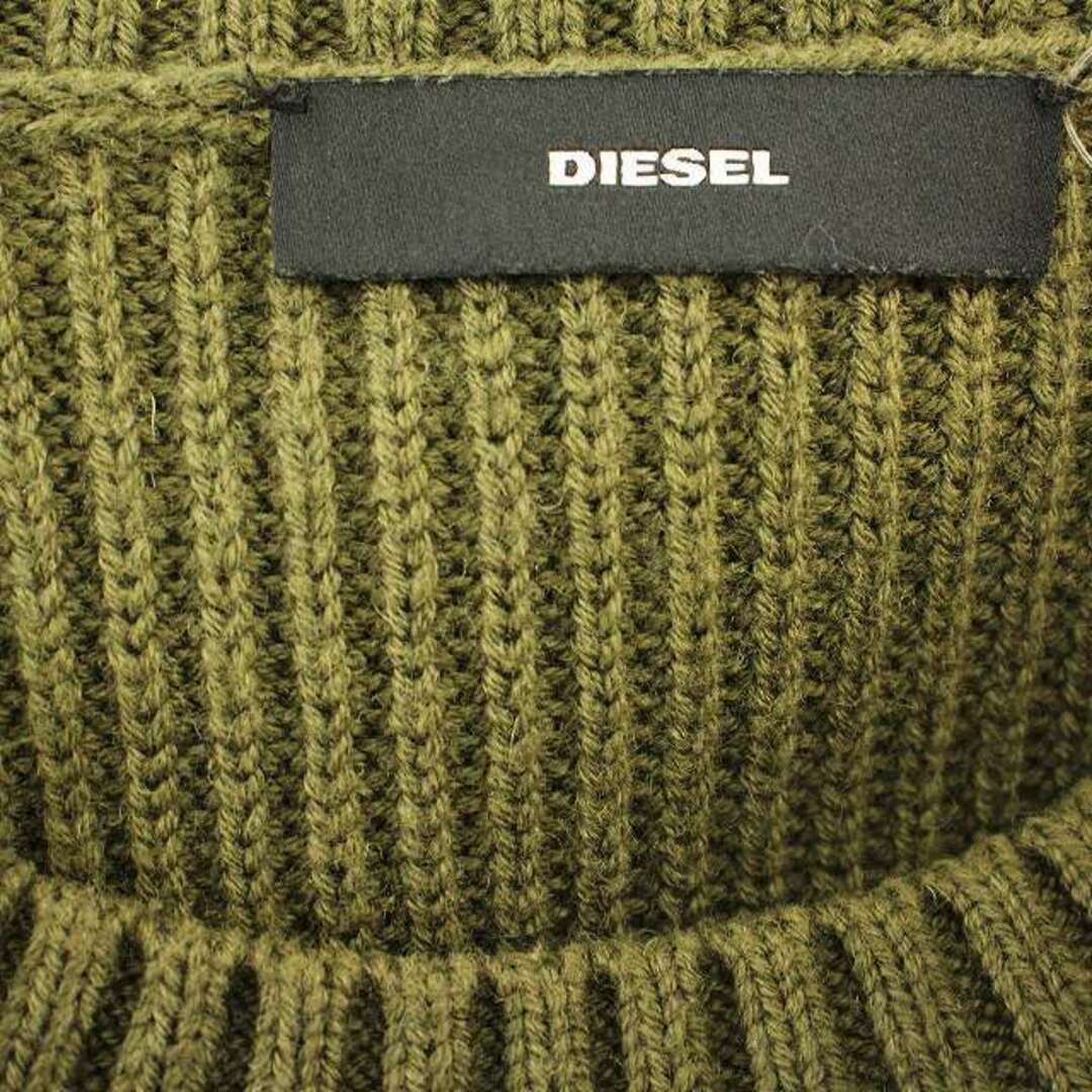 DIESEL - ディーゼル DIESEL ニットワンピース ミリタリー 長袖 DIESEL - ディーゼル DIESEL ニットワンピース ミリタリー 長袖