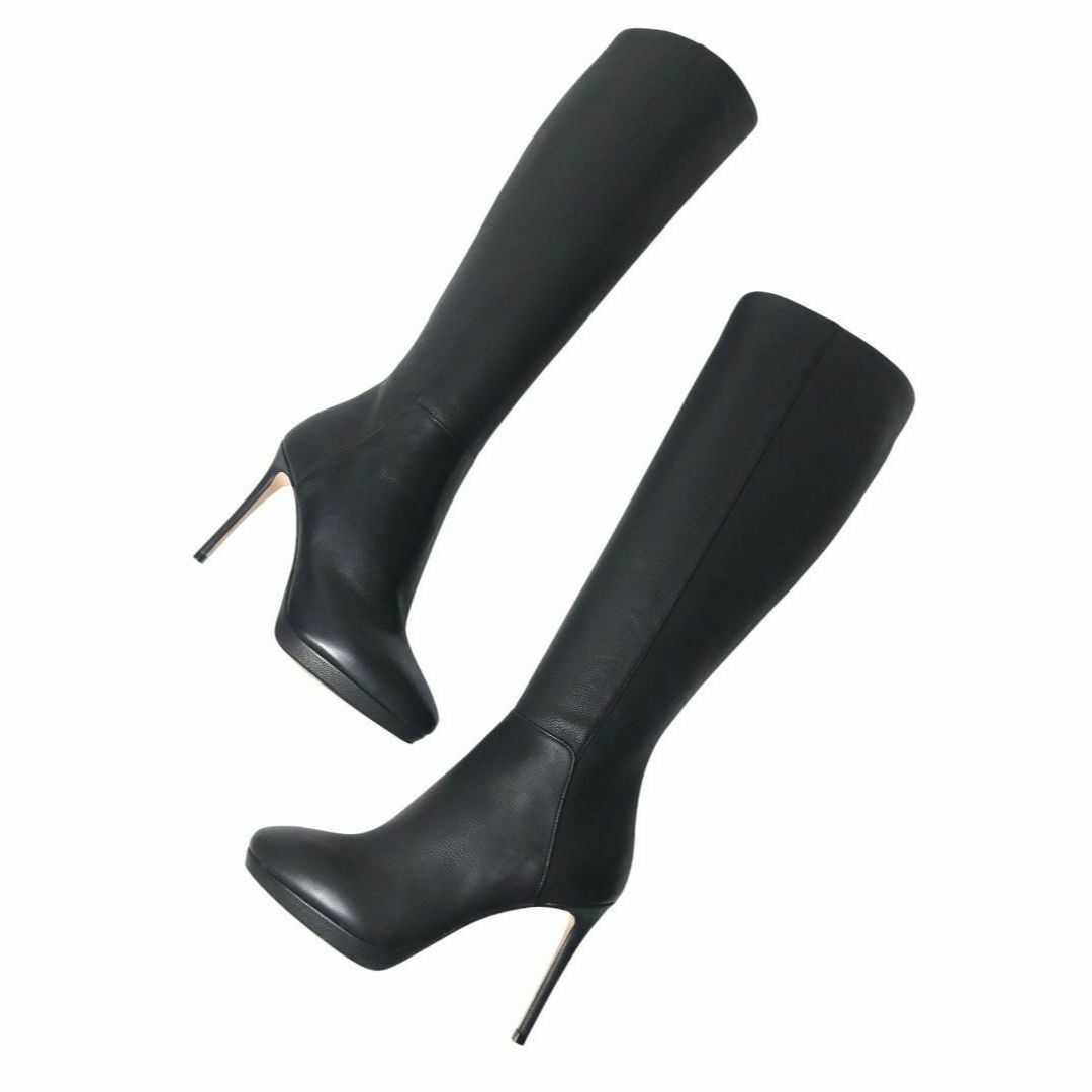 JIMMY CHOO - 新品同様 ジミーチュウ シボレザー ラウンドトゥ JIMMY CHOO - 新品同様 ジミーチュウ シボレザー ラウンドトゥ
