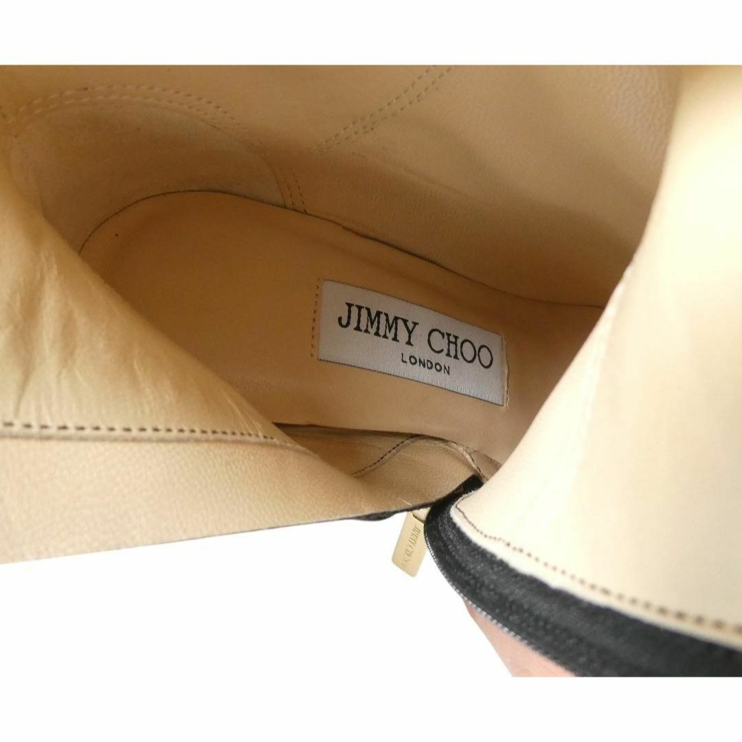 JIMMY CHOO - 新品同様 ジミーチュウ シボレザー ラウンドトゥ JIMMY CHOO - 新品同様 ジミーチュウ シボレザー ラウンドトゥ