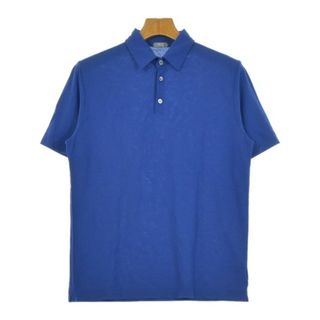 ZANONE - ZANONE ザノーネ ポロシャツ 48(L位) 青 【古着 ZANONE - ZANONE ザノーネ ポロシャツ 48(L位) 青 【古着