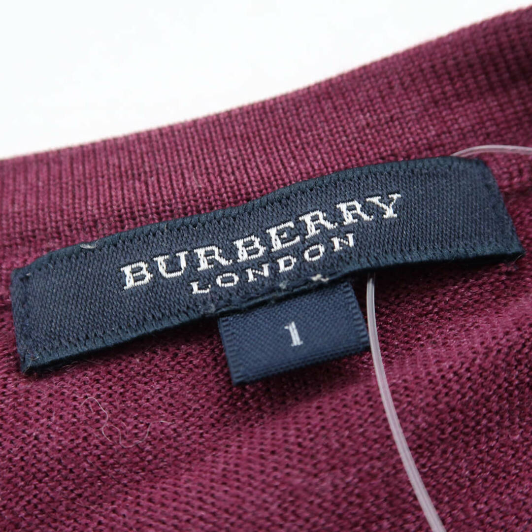 BURBERRY - 美品 BURBERRY バーバリー カーディガン 羊毛 シルク BURBERRY - 美品 BURBERRY バーバリー カーディガン 羊毛 シルク