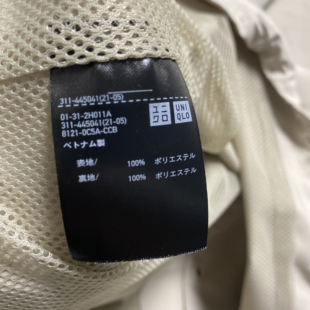 UNIQLO - ユニクロ UNIQLO コーチジャケット ベージュ Lサイズの UNIQLO - ユニクロ UNIQLO コーチジャケット ベージュ Lサイズの