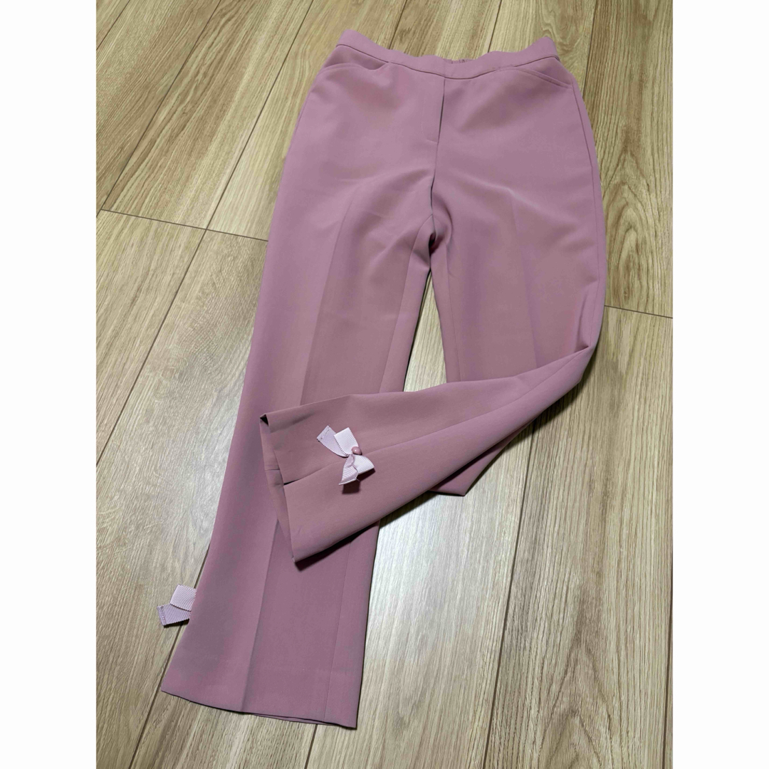 ずっと気になってた M'S GRACY - 美品 エムズグレイシー パンツ 38 リボンの通販 by パンツ