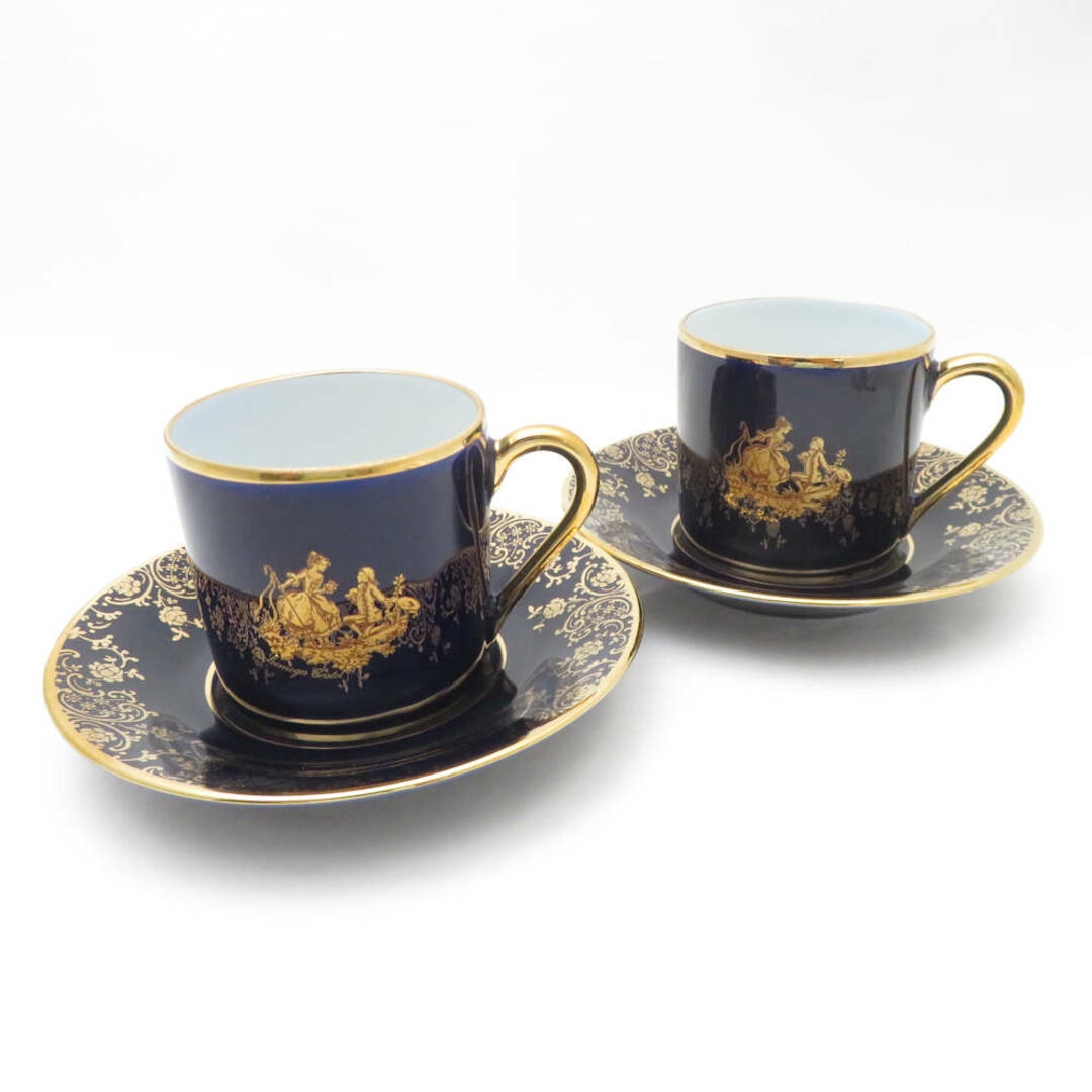 美品 LIMOGES CASTEL リモージュキャッスル デミタスカップ 美品 LIMOGES CASTEL リモージュキャッスル デミタスカップ