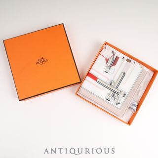 HERMES - エルメス スカーフ カレ45 サングル・アン・フィネス HERMES - エルメス スカーフ カレ45 サングル・アン・フィネス