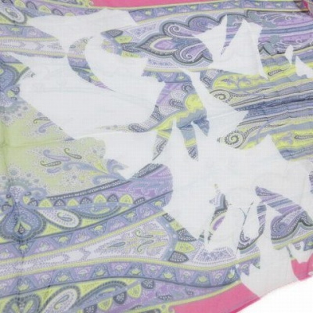 ETRO - エトロ 美品 ペイズリー シルクストール フリンジ 薄手 ETRO - エトロ 美品 ペイズリー シルクストール フリンジ 薄手