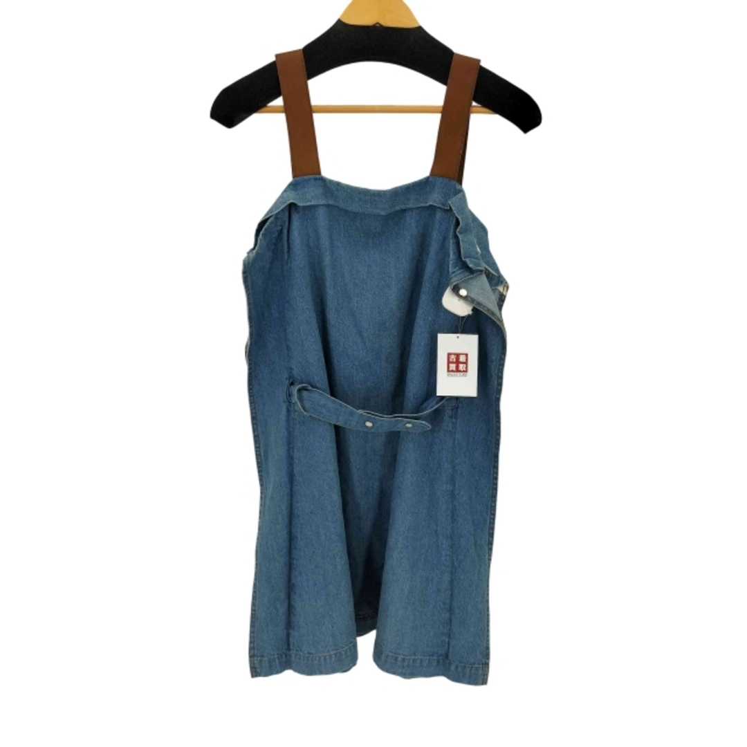 TOGA - TOGA PULLA(トーガプルラ) カウレザーキャミ ミニデニム TOGA - TOGA PULLA(トーガプルラ) カウレザーキャミ ミニデニム