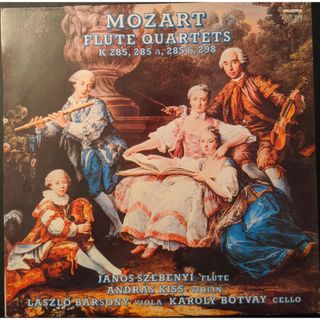 ハンガリーLP Janos Szebenyi, Andras Kiss, L Mozart, Flute Quartets K 285, K 285a, K 285b, K 298 SLPX12183 HUNGAROTON /00260(その他)