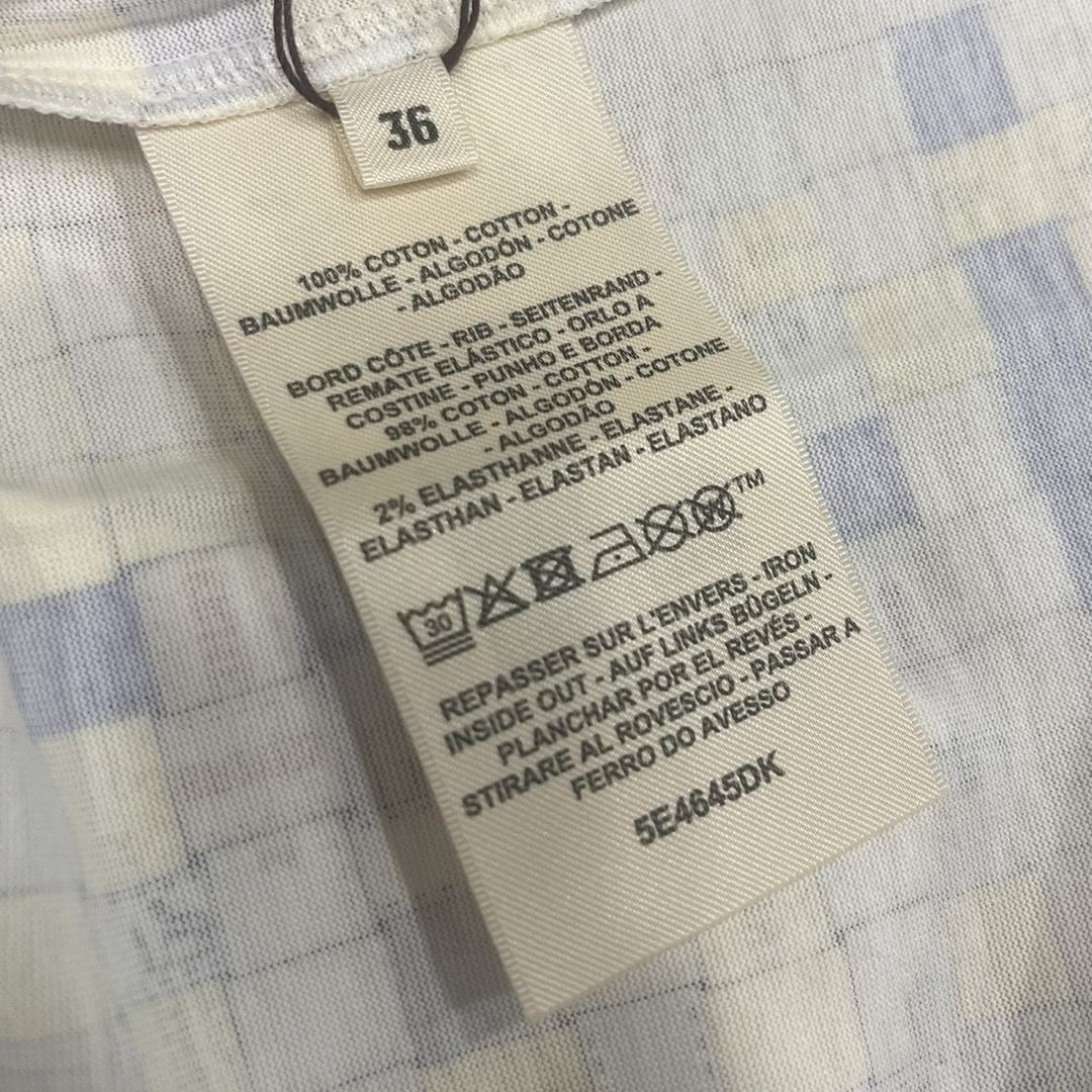 HERMES - 新品・2025SS エルメス Tシャツ ボルデュックチェック HERMES - 新品・2025SS エルメス Tシャツ ボルデュックチェック