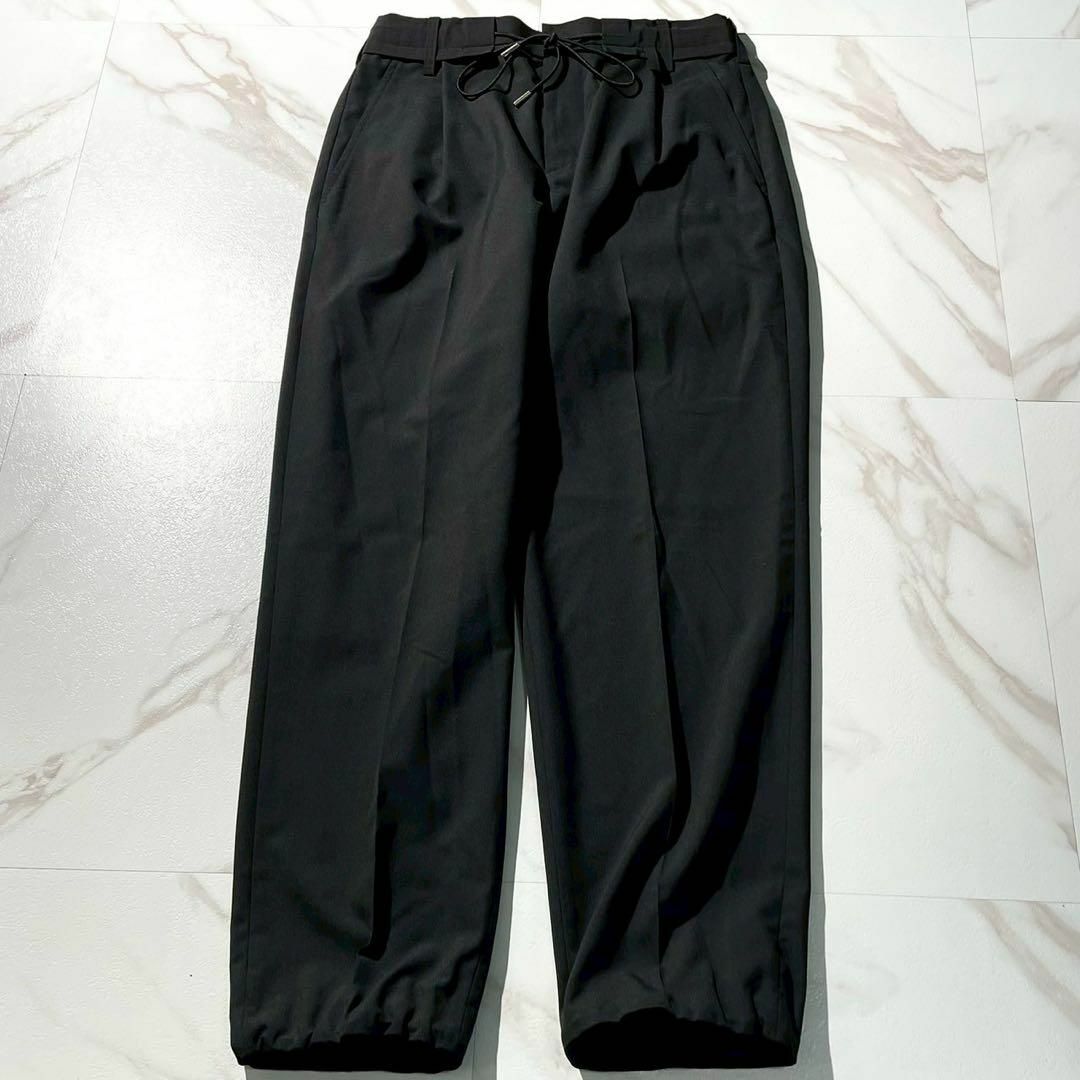 sacai - 未使用に近い 24SS⭐️sacai ドロストスラックスパンツ sacai - 未使用に近い 24SS⭐️sacai ドロストスラックスパンツ