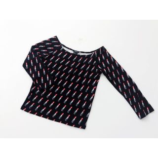 フォーエバートゥエンティーワン(FOREVER 21)の新品★フォーエバー21★リップ柄カットソー Tシャツ(カットソー(長袖/七分))