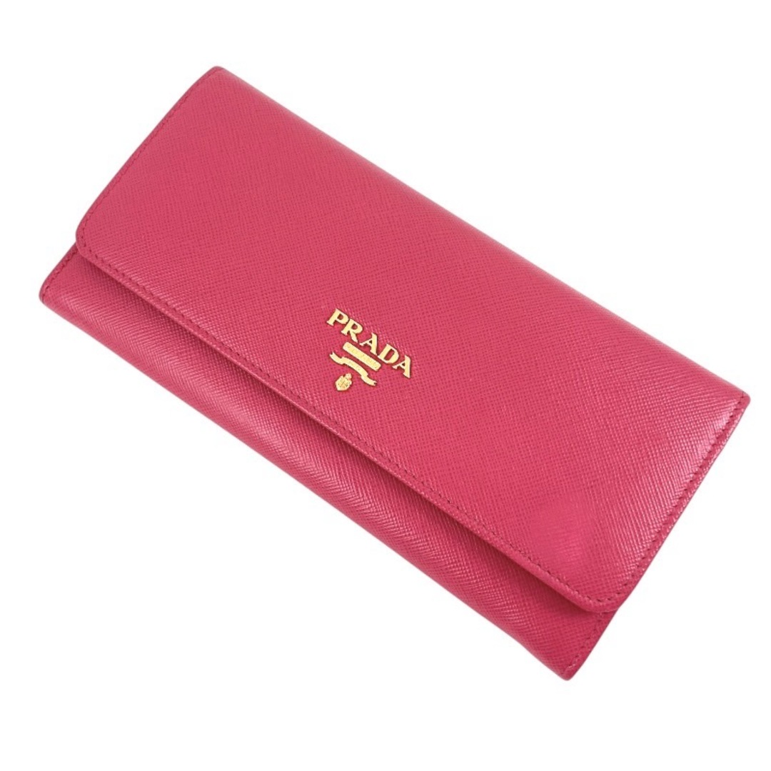 PRADA - 1M1132 長財布 レザー レディース サフィアーノ ピンク PRADA - 1M1132 長財布 レザー レディース サフィアーノ ピンク