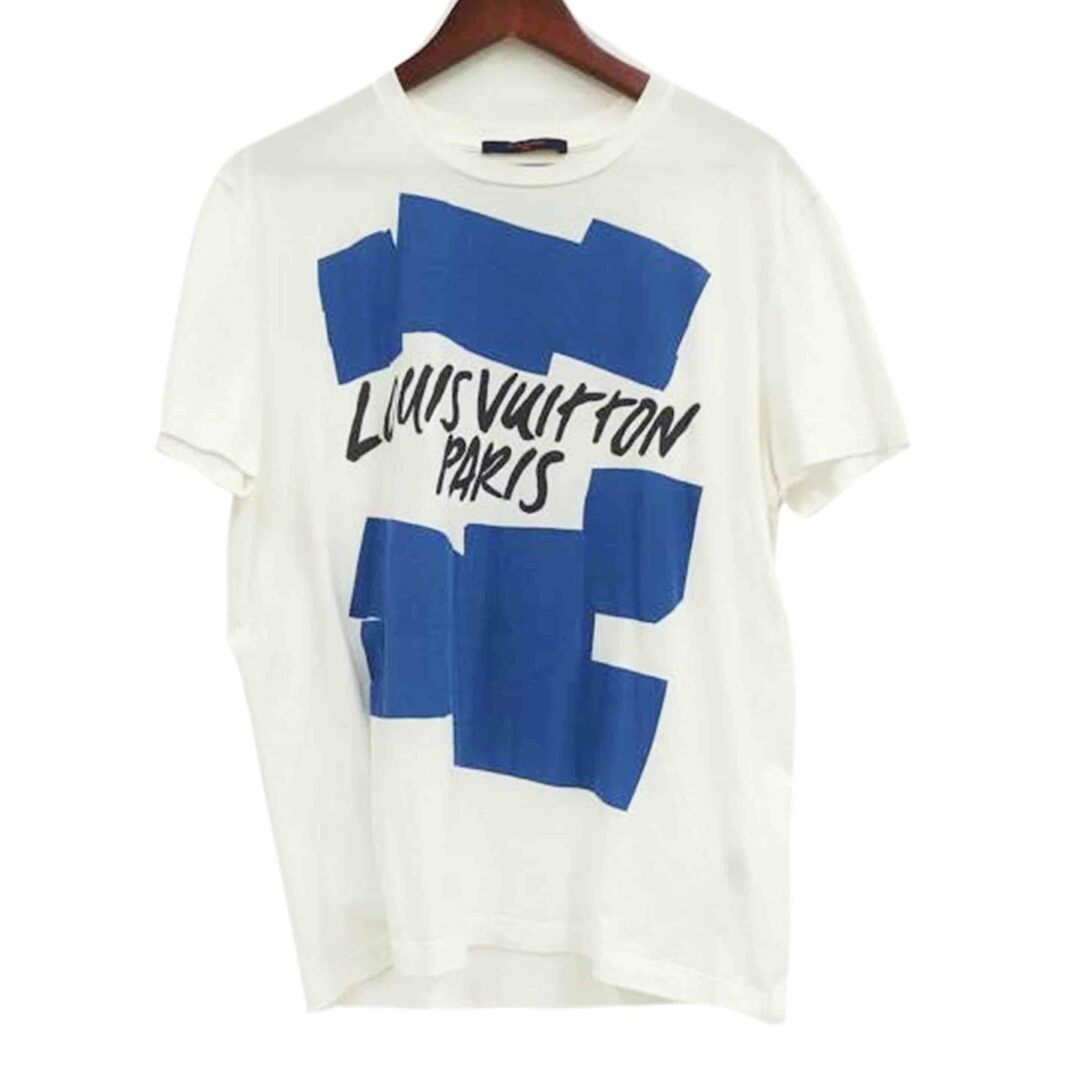 LOUIS VUITTON ルイ・ヴィトン/LVグラフィックTシャツ/ブルー LOUIS VUITTON ルイ・ヴィトン/LVグラフィックTシャツ/ブルー