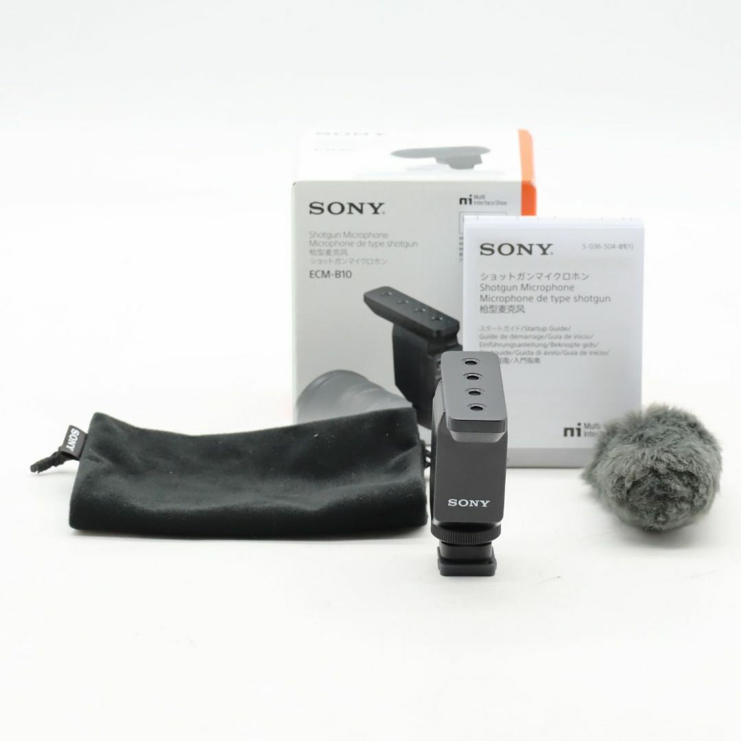 SONY - SONY カメラ用マイク ショットガンマイクロホン ECM-B10 SONY - SONY カメラ用マイク ショットガンマイクロホン ECM-B10