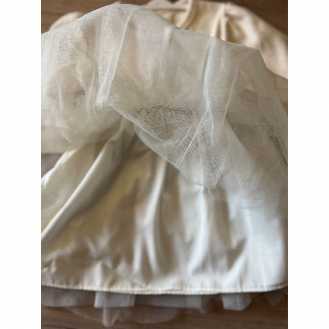 baby チュールワンピース キッズ/ベビー/マタニティのベビー服(~85cm)(ワンピース)の商品写真