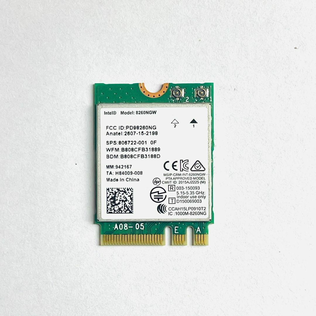 Dual Band Wireless-AC 8260NGW無線LANカード スマホ/家電/カメラのPC/タブレット(PCパーツ)の商品写真