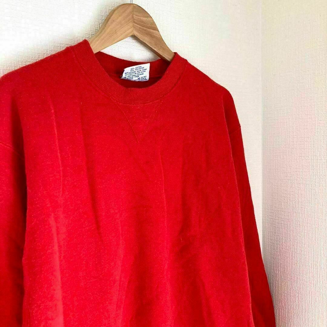 Hanes - Hanes 90s アメリカ スウェット ヴィンテージ レッド Hanes - Hanes 90s アメリカ スウェット ヴィンテージ レッド