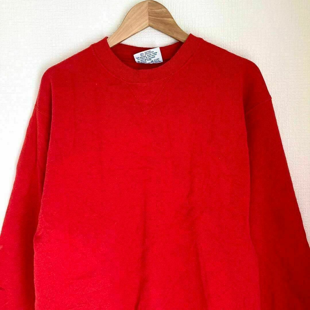 Hanes - Hanes 90s アメリカ スウェット ヴィンテージ レッド Hanes - Hanes 90s アメリカ スウェット ヴィンテージ レッド