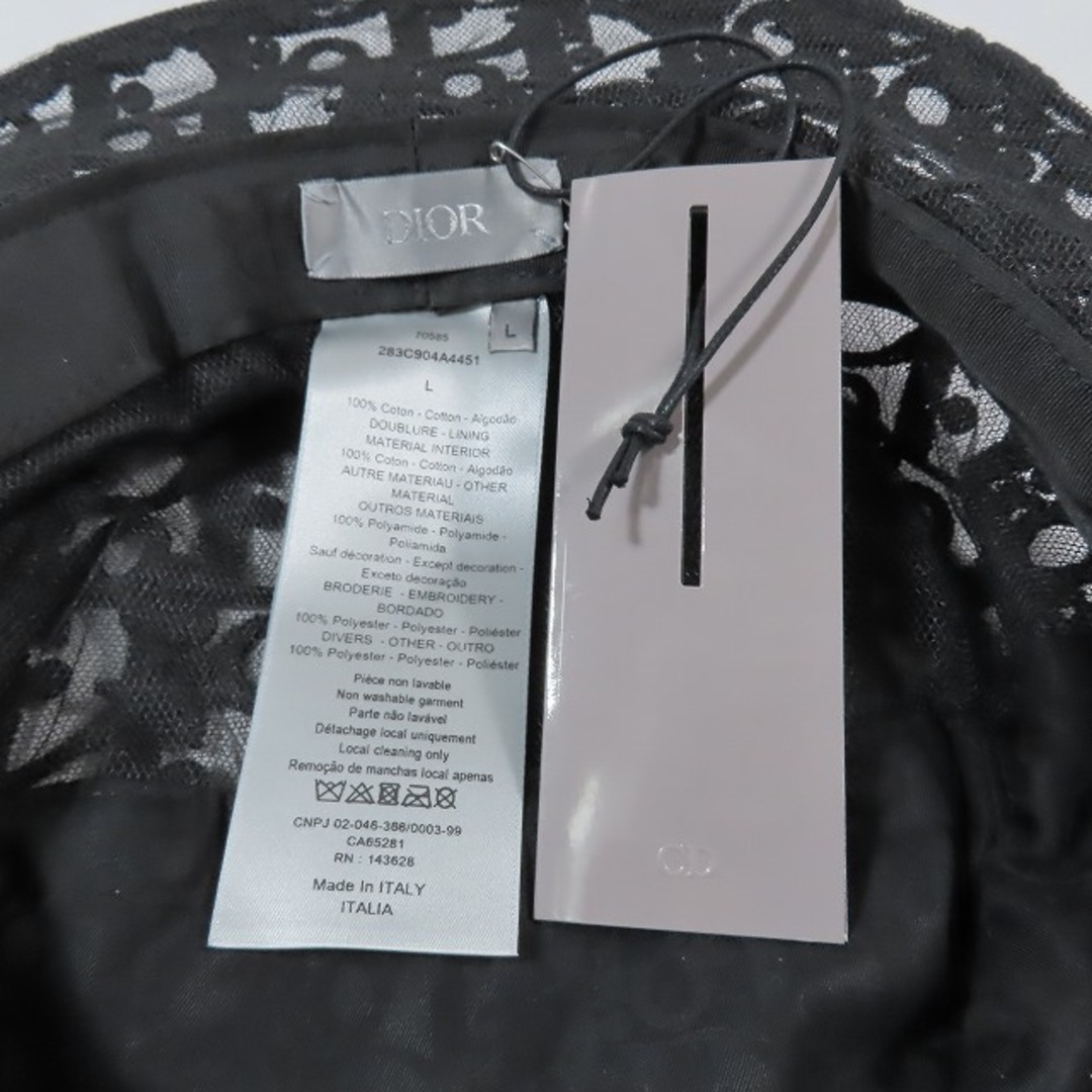 Dior - 美品 22SS Dior 帽子 バケットハット つば広帽 切替 Dior - 美品 22SS Dior 帽子 バケットハット つば広帽 切替