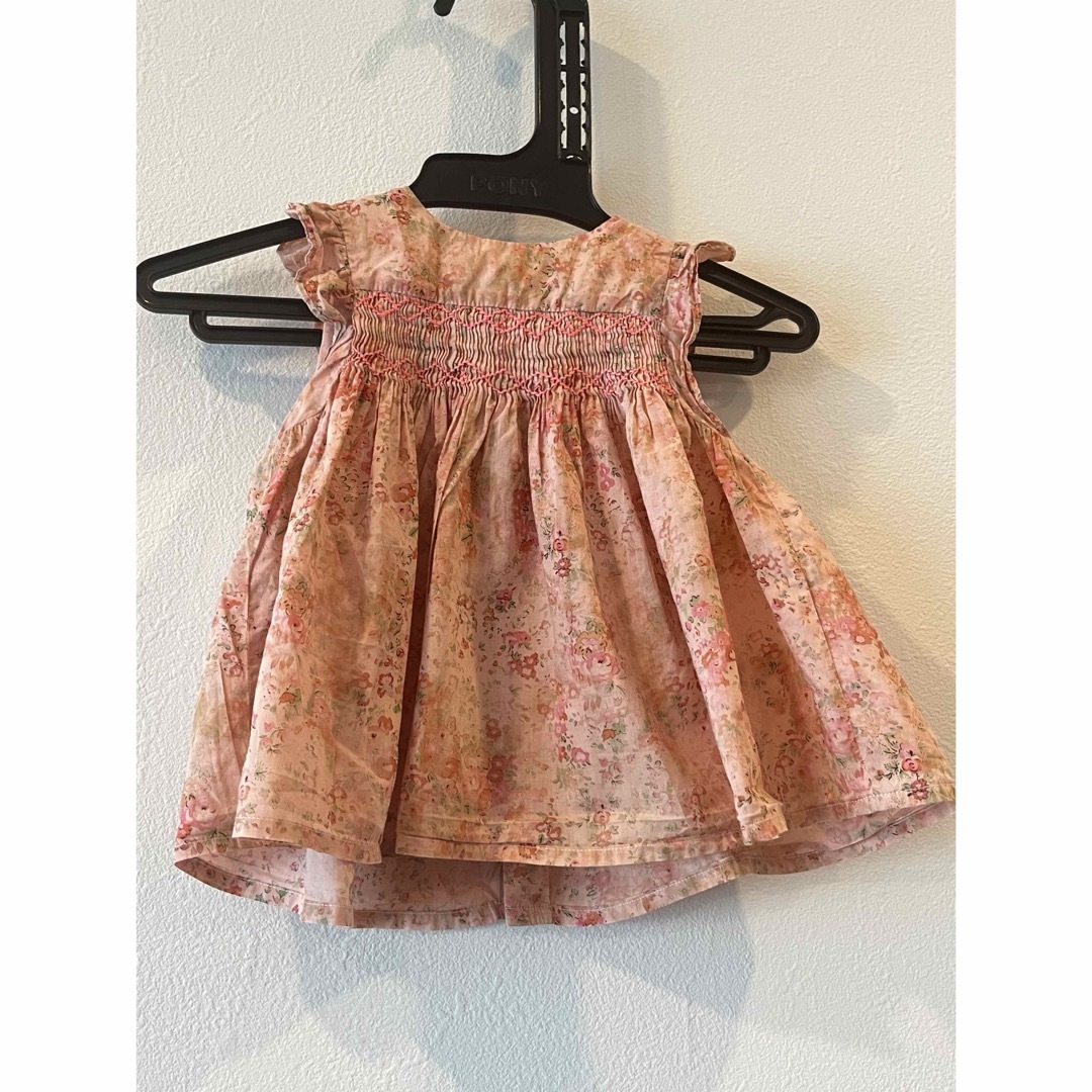 Bonpoint - 【Bonpoint/ボンポワン】12M☆リバティ柄ワンピース Bonpoint - 【Bonpoint/ボンポワン】12M☆リバティ柄ワンピース