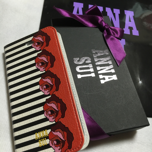 タイムセール!! ANNA SUI 手帳型 iPhoneケースカバー 新品未使用