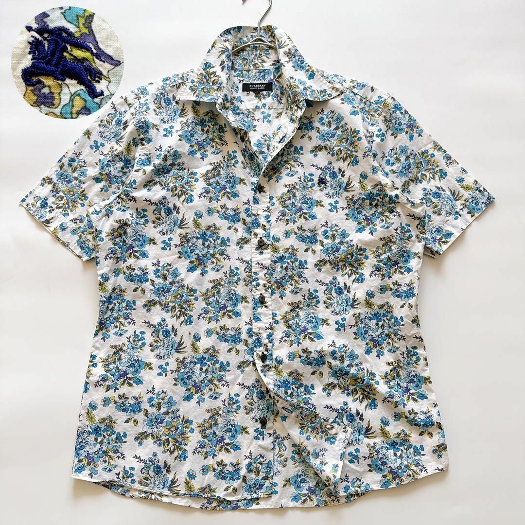 BURBERRY BLACK LABEL - バーバリーブラックレーベル 花総柄 BURBERRY BLACK LABEL - バーバリーブラックレーベル 花総柄