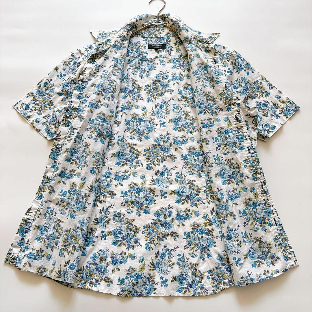 BURBERRY BLACK LABEL - バーバリーブラックレーベル 花総柄 BURBERRY BLACK LABEL - バーバリーブラックレーベル 花総柄