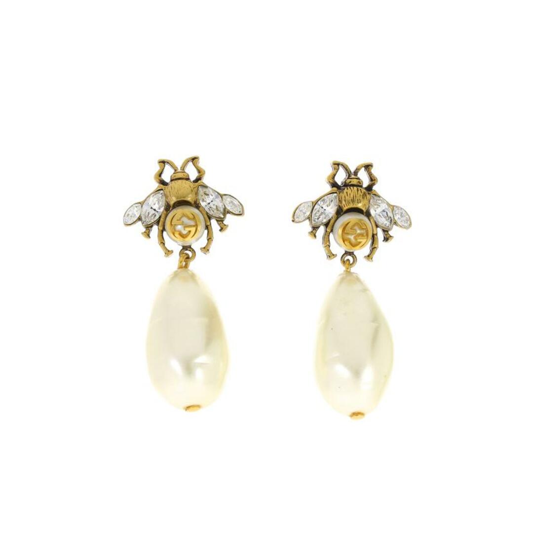 GUCCI - GUCCI グッチ/Bee インターロッキングフェイクパール GUCCI - GUCCI グッチ/Bee インターロッキングフェイクパール